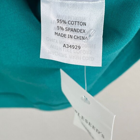 Appleseeds Womens XL Turquoise Button Cardigan Pockets Long Sleeve - Picture 4 of 9